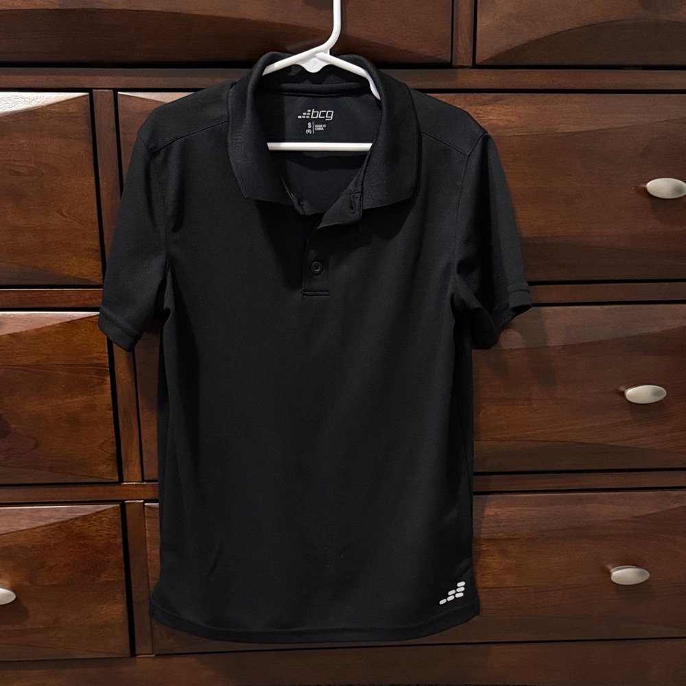 BCG Classic Black Polo Shirt